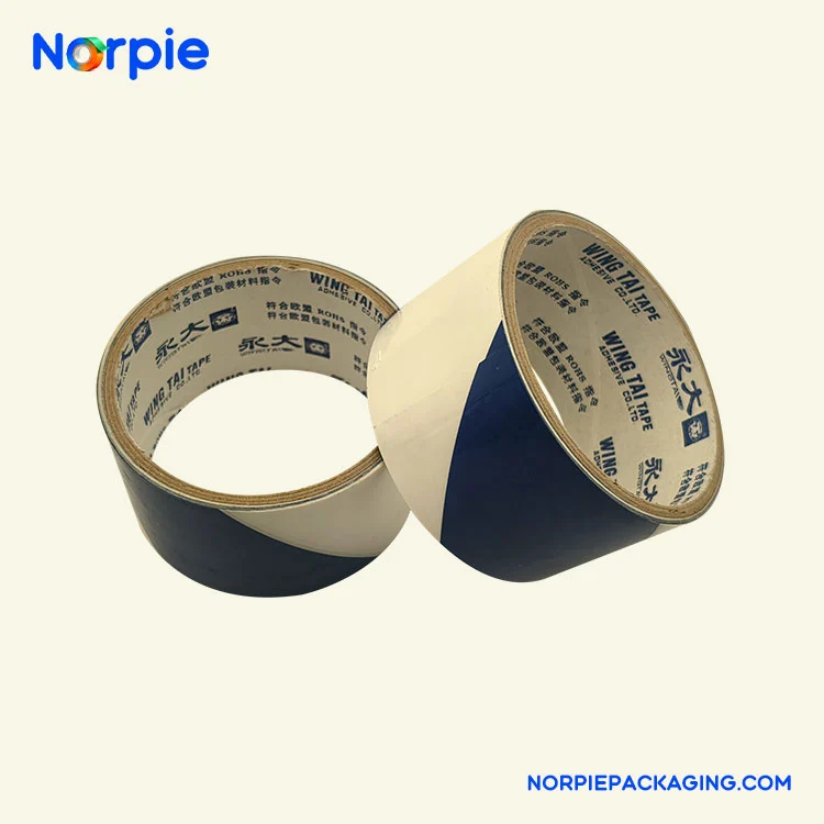 Сине-белая предупреждающая лента